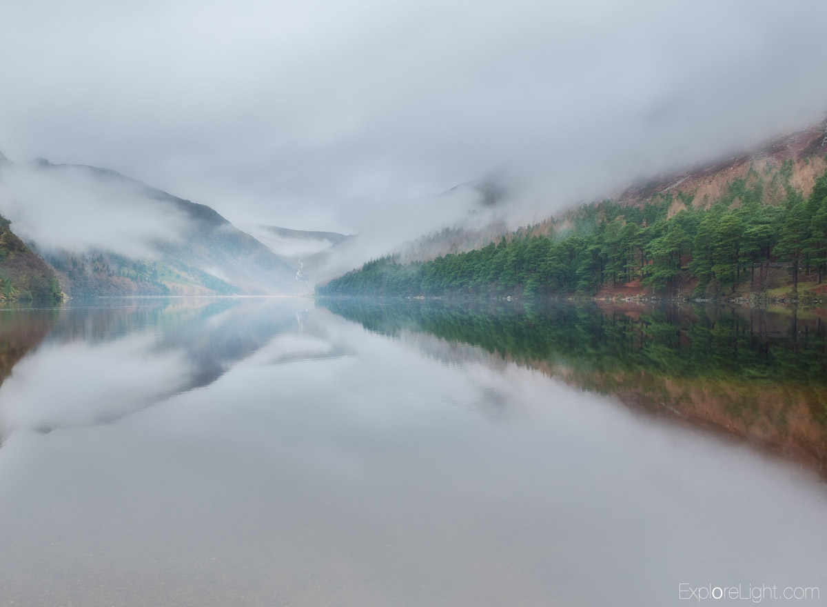 No colour, no sky but a personal favourite of mine from the upper lake. It was insanely calm..